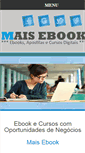 Mobile Screenshot of mais-ebook.com.br